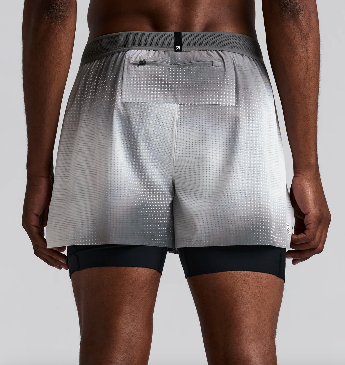 Bandit Shorts 2-in-1 shorts in CoolGrid™ - Gris
