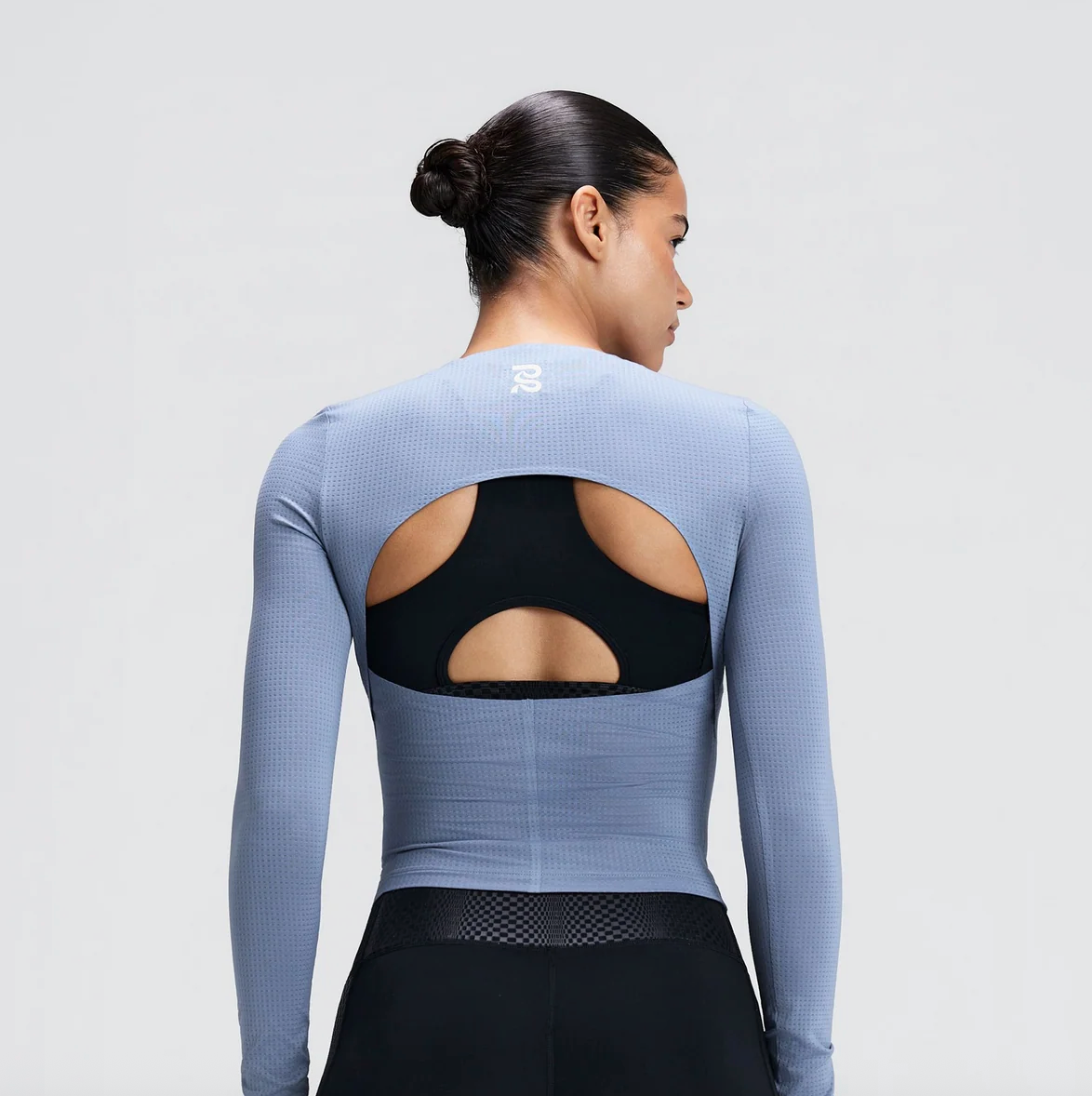 Bandit W Camiseta GeoMesh™ Eclipse Long Sleeve - Azul