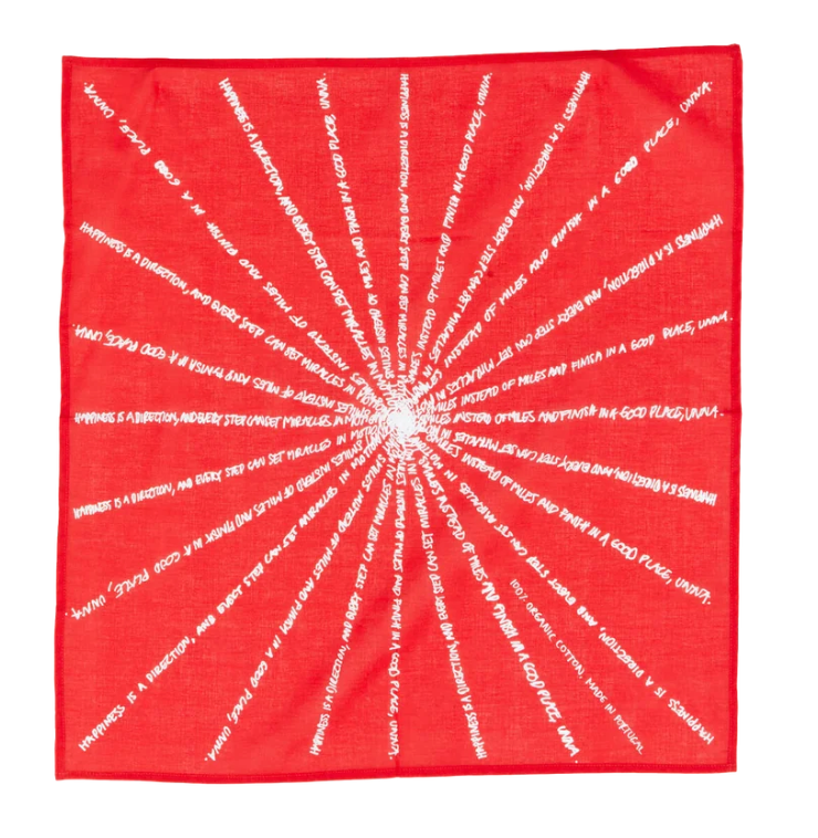 Unna Bandana Mantra Scarf - Rojo