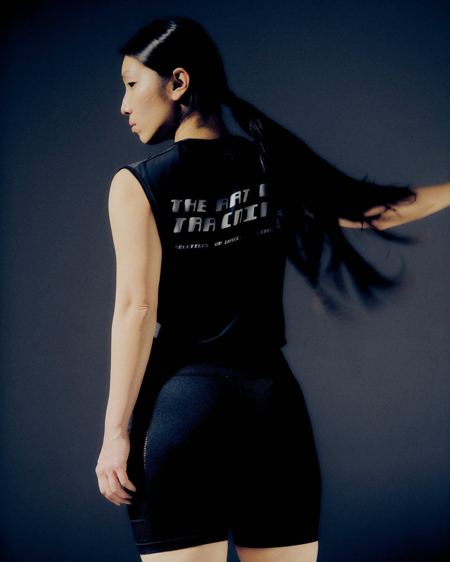 Beatyou W Camiseta negra - sleeveless tee - Odda running