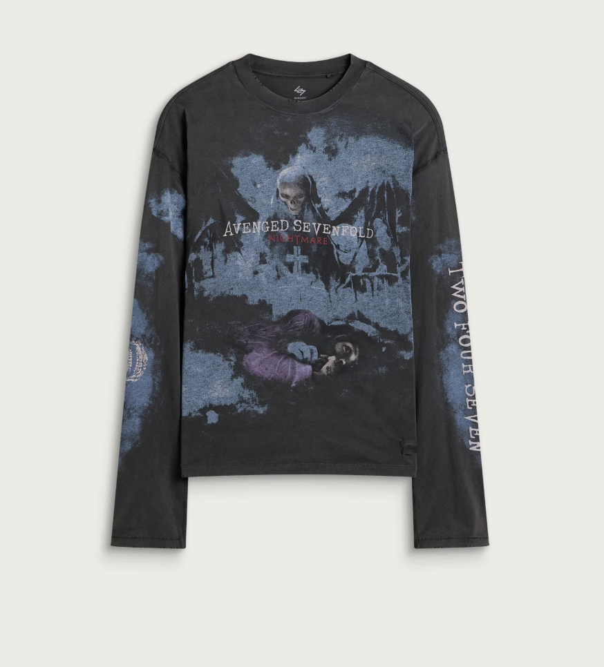 247 Camiseta Avenged Sevenfold Nightmare LS
