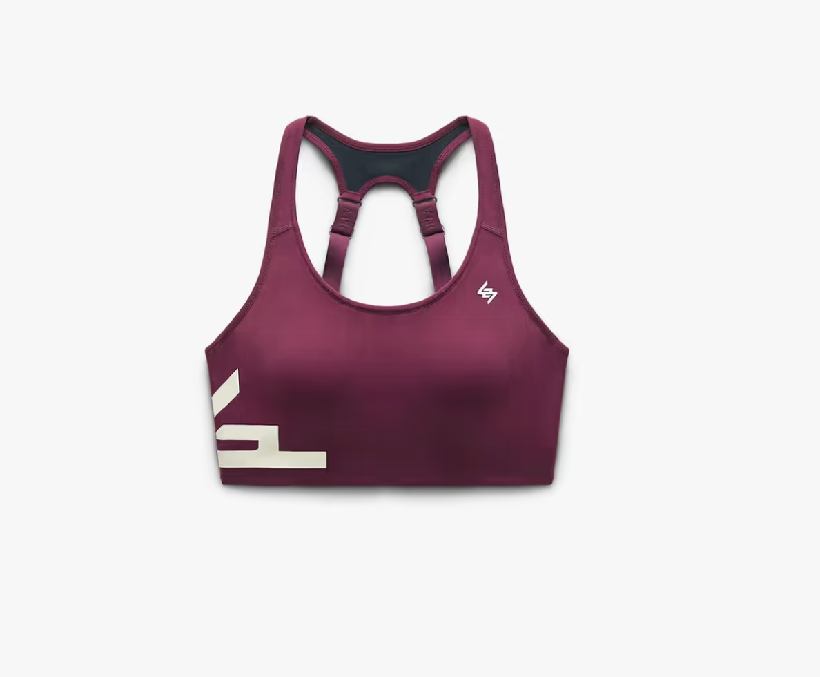 247 W Top On A Mission Sports Bra - Vino