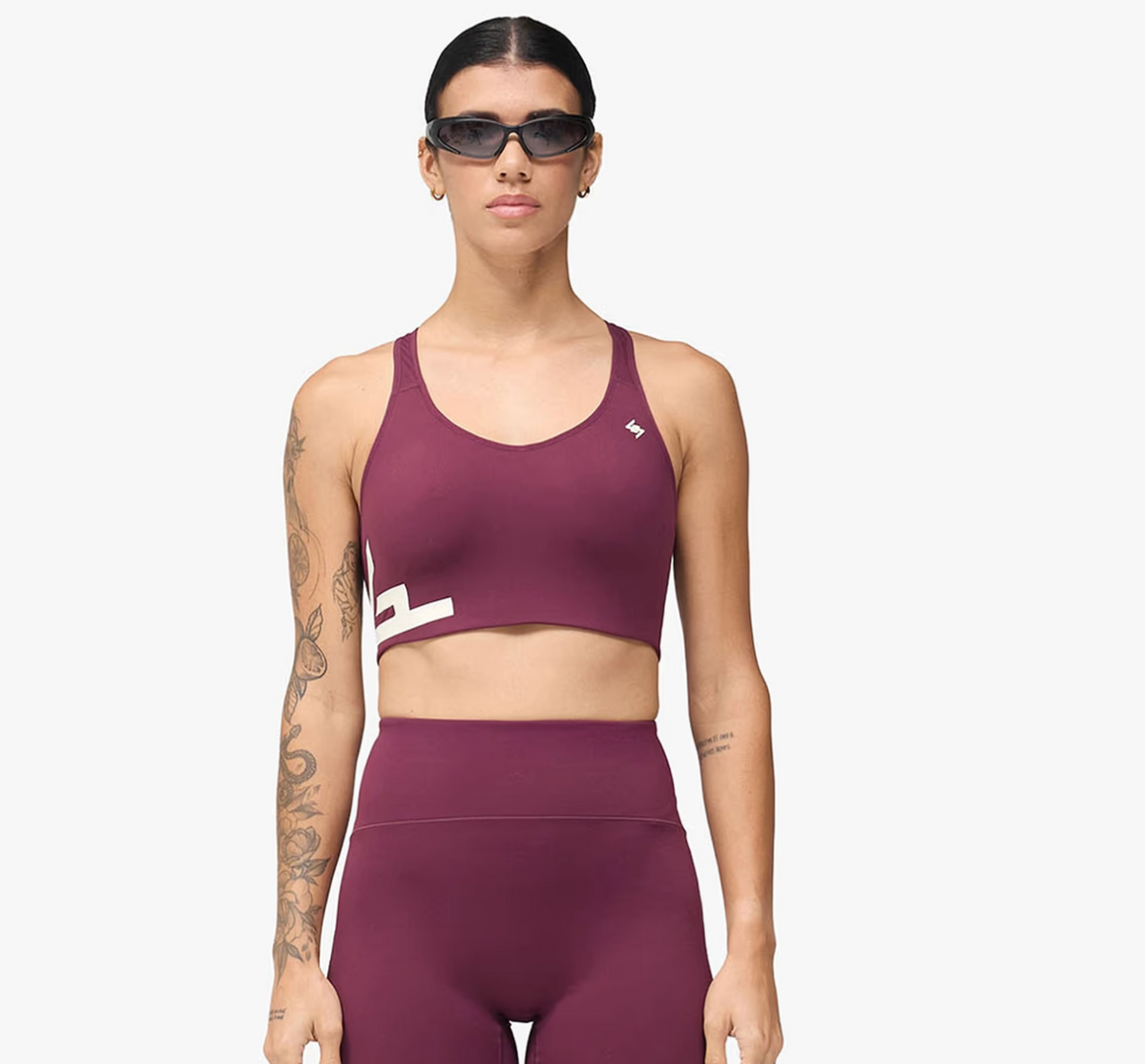 247 W Top On A Mission Sports Bra - Vino