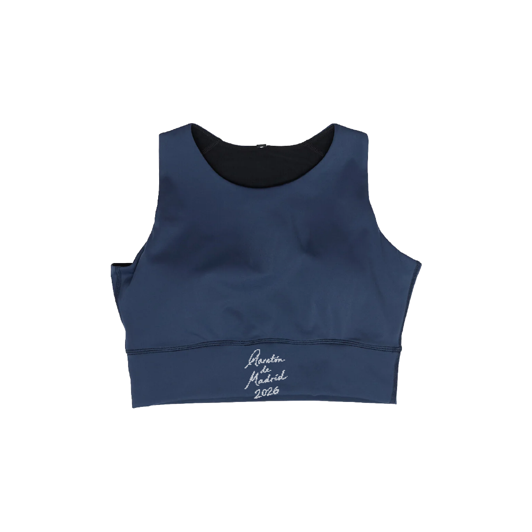 SAYSKY x ODDA - Top Sports Bra Maratón Madrid 2026 - Odda running