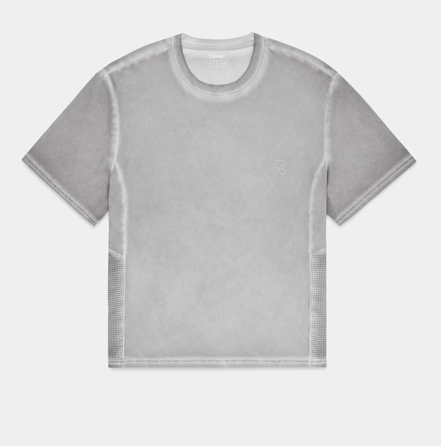 Bandit Camiseta FrioSoft™ Perforated Box Tee - Gris