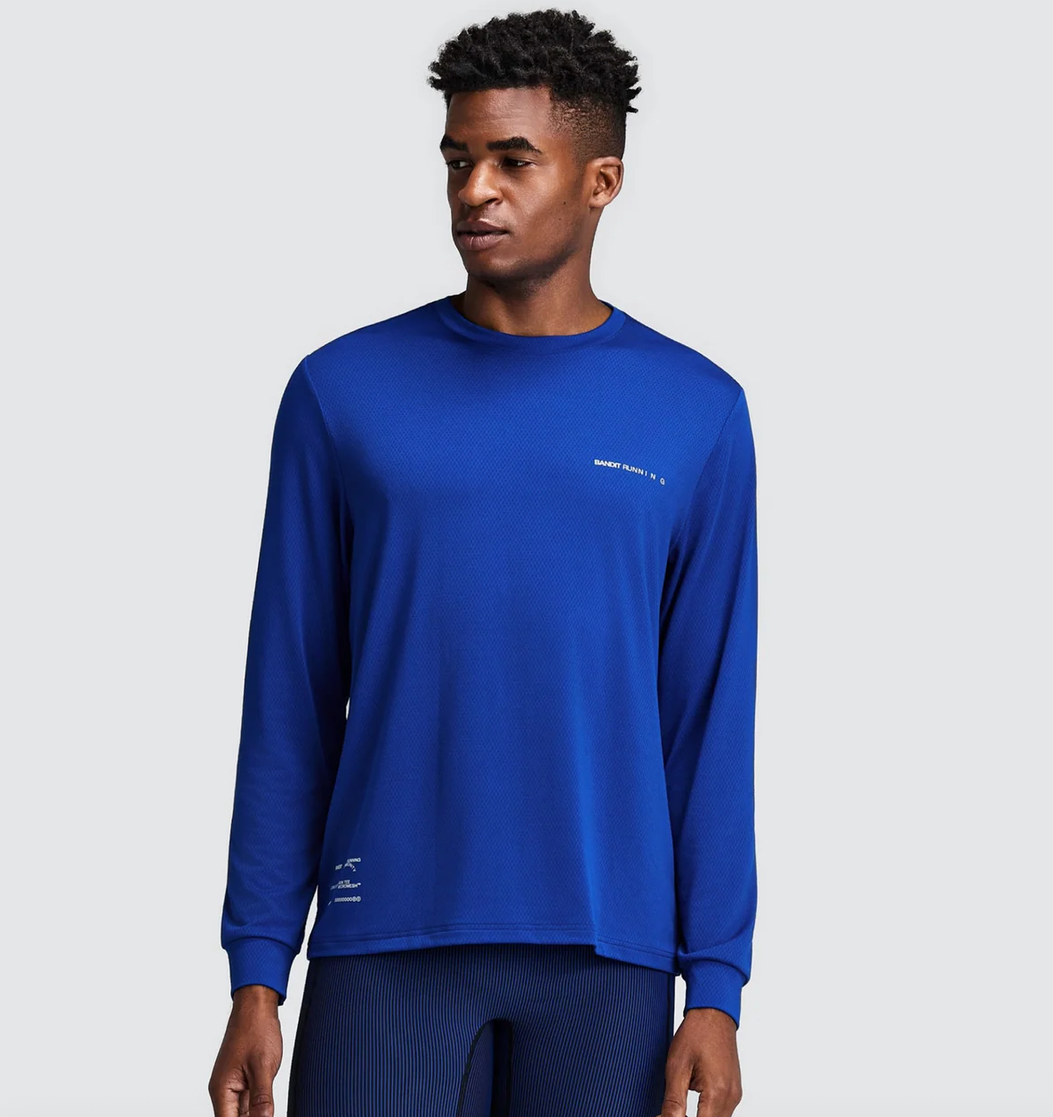 Bandit Camiseta Micromesh™ Long Sleeve - Azul Bauhaus