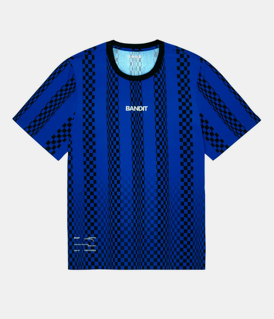 Bandit Camiseta Specter™ Performance Run Tee with Flopack™ - Azul Bauhaus