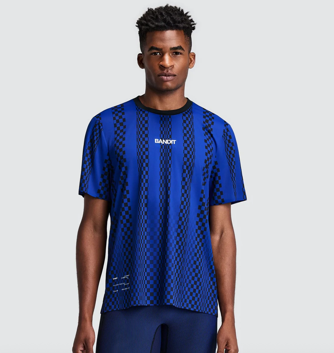 Bandit Camiseta Specter™ Performance Run Tee with Flopack™ - Azul Bauhaus