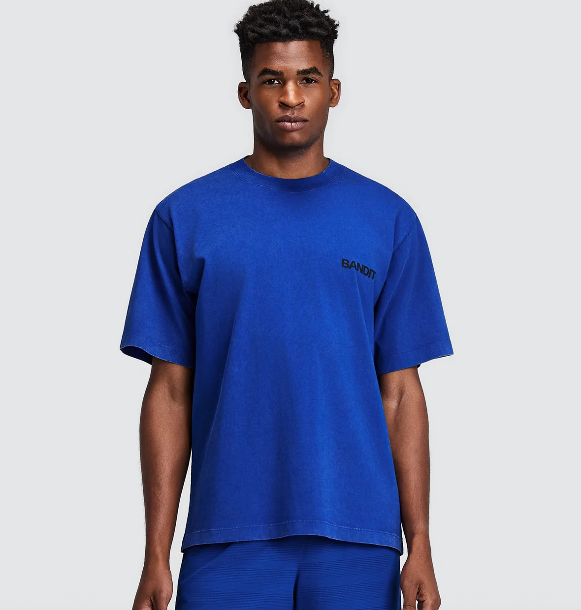 Bandit Camiseta Unisex Cotton Tee - Azul Bauhaus
