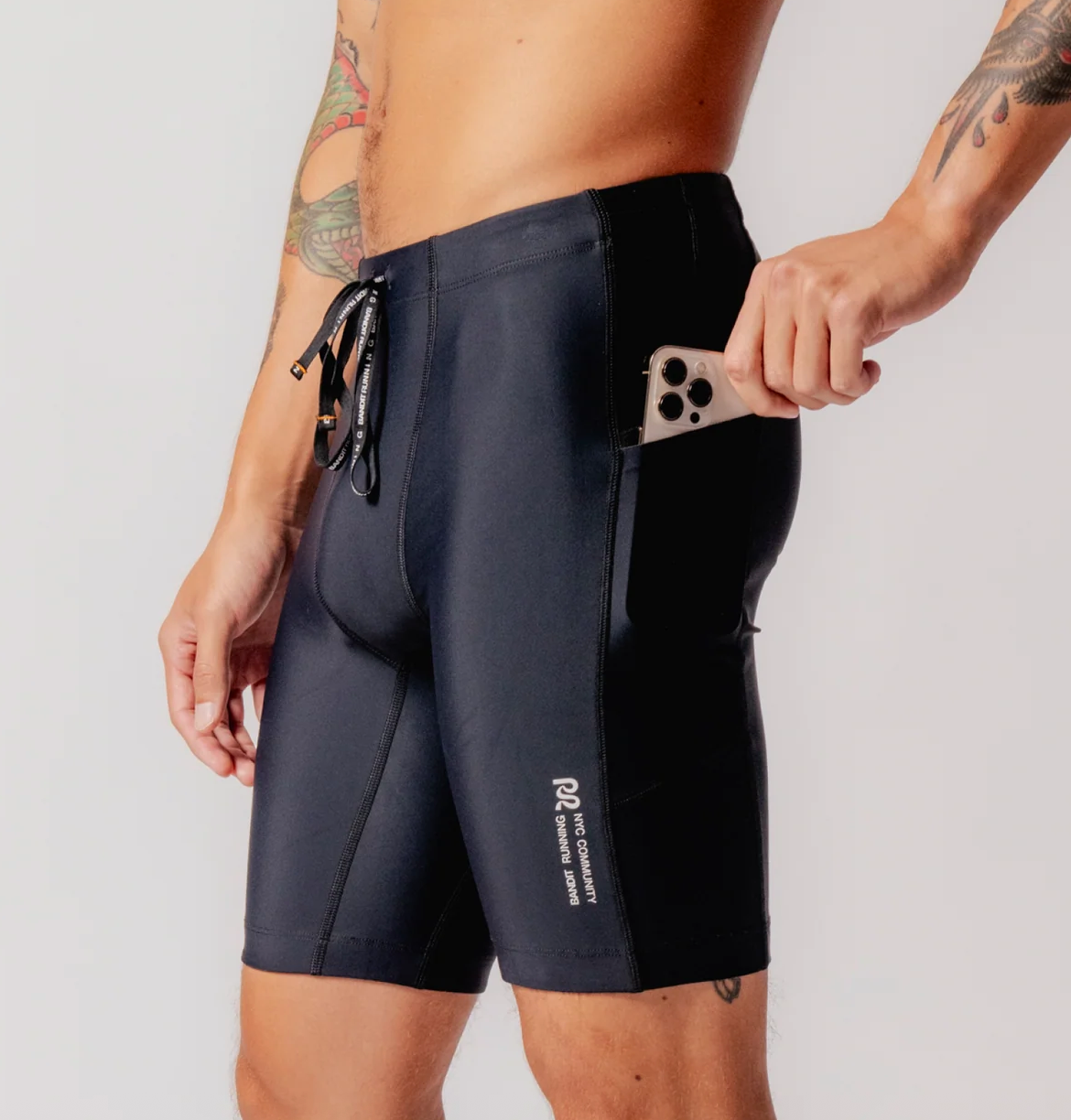 Bandit Shorts Superbeam™ Next Gen 7 Pocket Half Tights - Negro