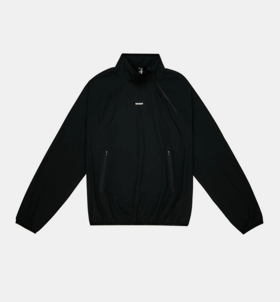 Bandit Sudadera Hitaishō™ Asymmetric Zip Pullover - Negro