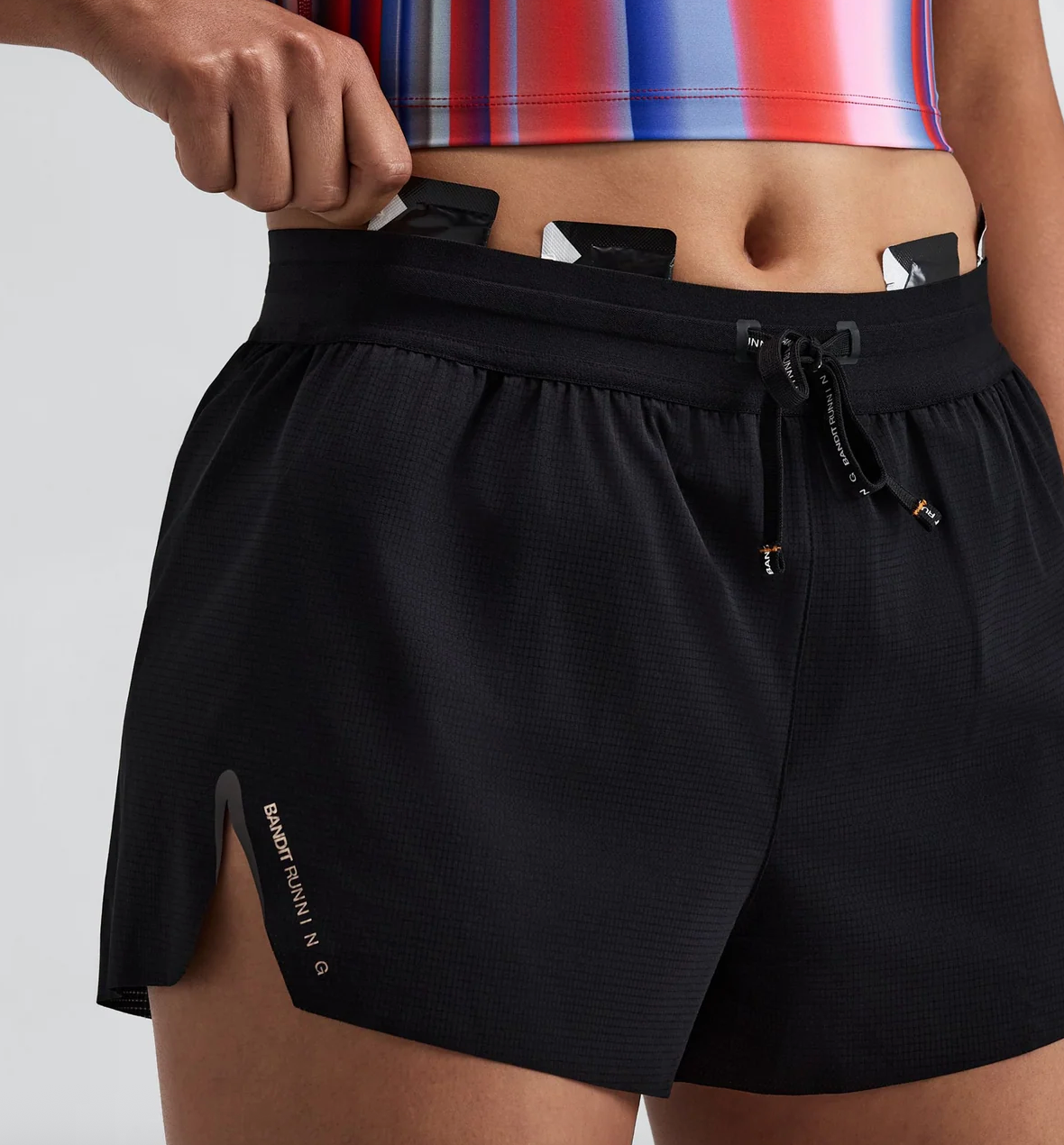 Bandit W Shorts RipSpeed™ 3" - Negro