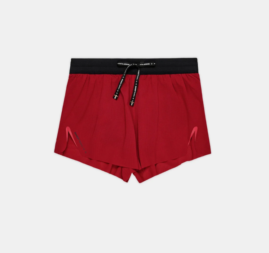 Bandit W Shorts RipSpeed™ 3" Split - Rojo