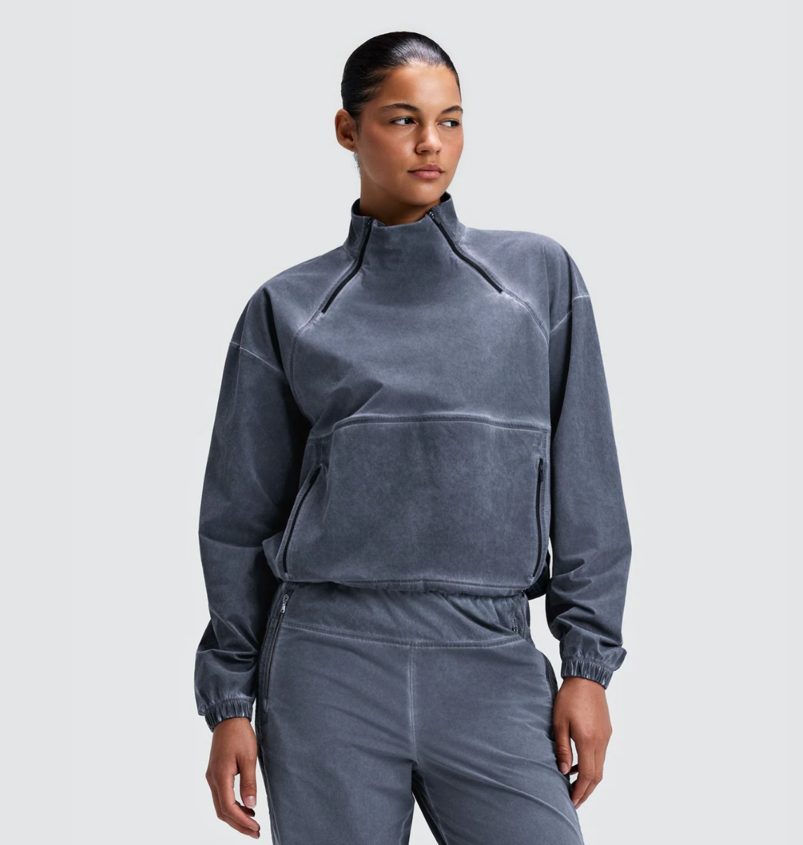 Bandit W Sudadera TerraStretch™ Dual Zip Pullover - Azul