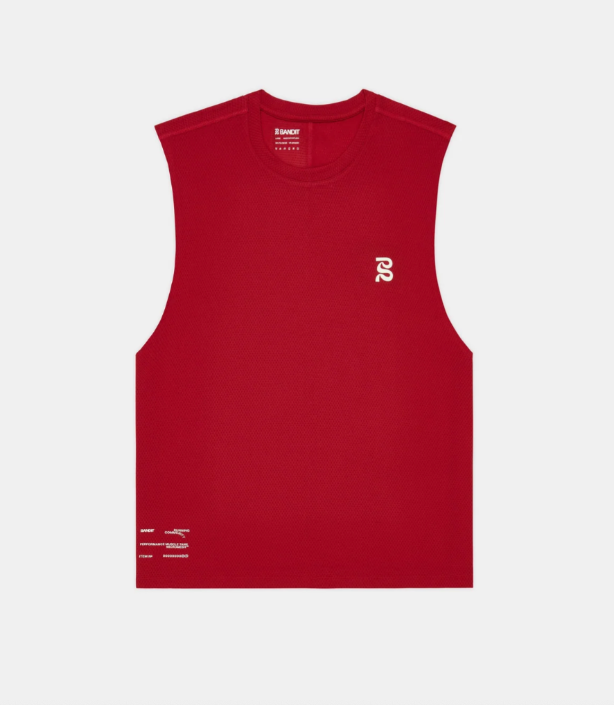 Camiseta Micromesh™ Run Tank - Rojo