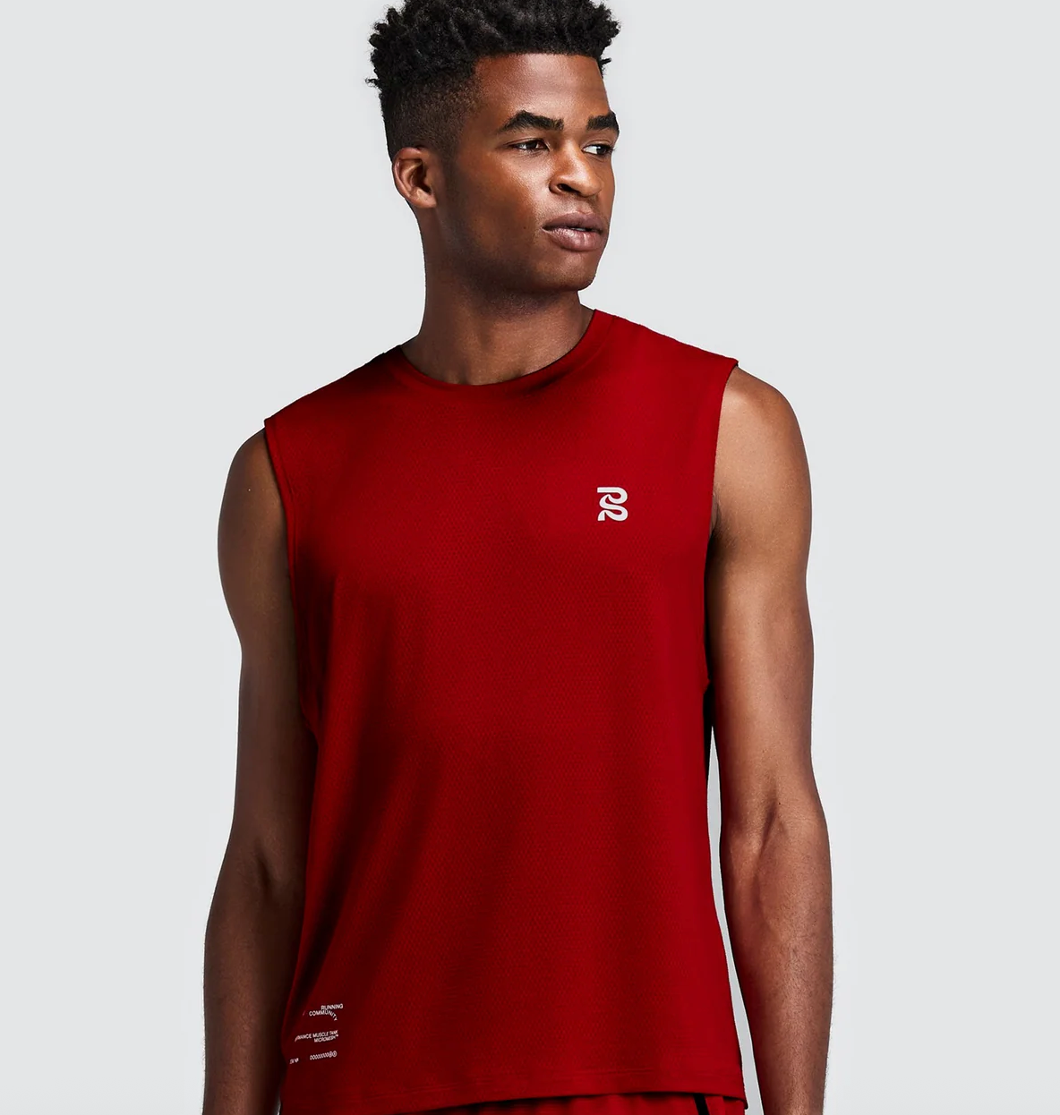 Camiseta Micromesh™ Run Tank - Rojo