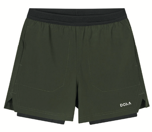 DOXA UNISEX RERUN 2-1 SHORTS 5" - Odda running