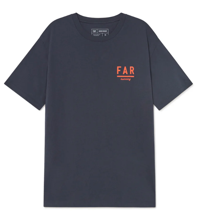 FAR Organic Cotton Camiseta Azul - Odda running