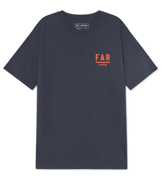 FAR Organic Cotton Camiseta Azul - Odda running