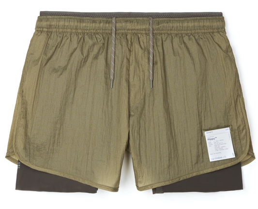 SATISFY Rippy 3 Trail Shorts Seed - Odda running