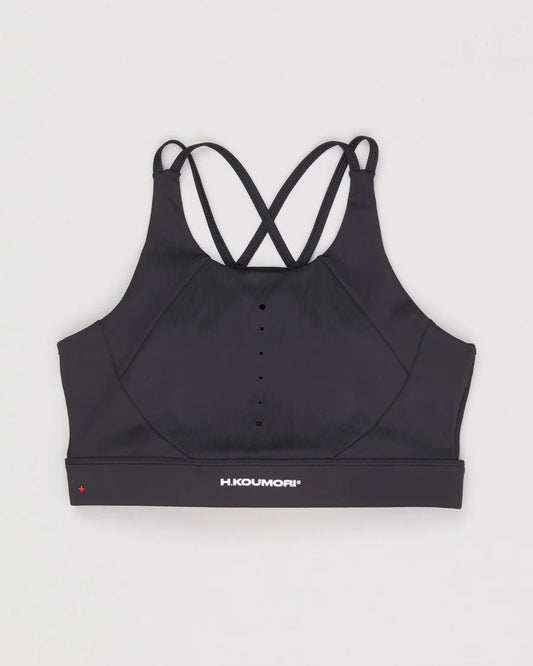 Hermanos Koumori  W Top Training Bra Obsidiana Black