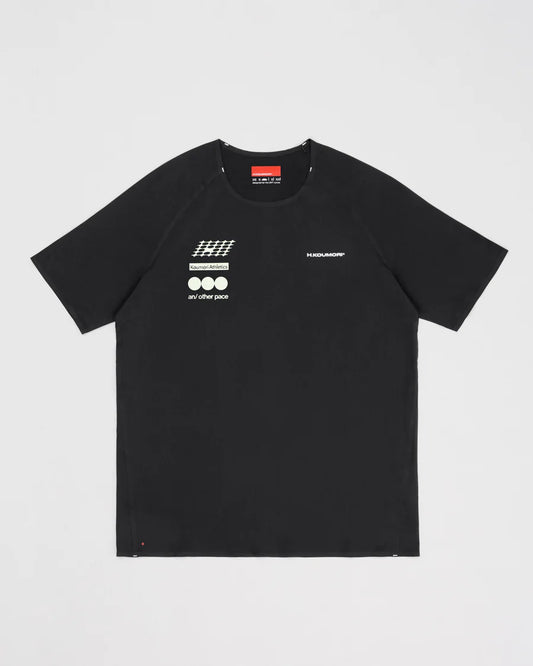 Hermanos Koumori  camiseta AOP - Competition T-shirt Black negra - Odda running