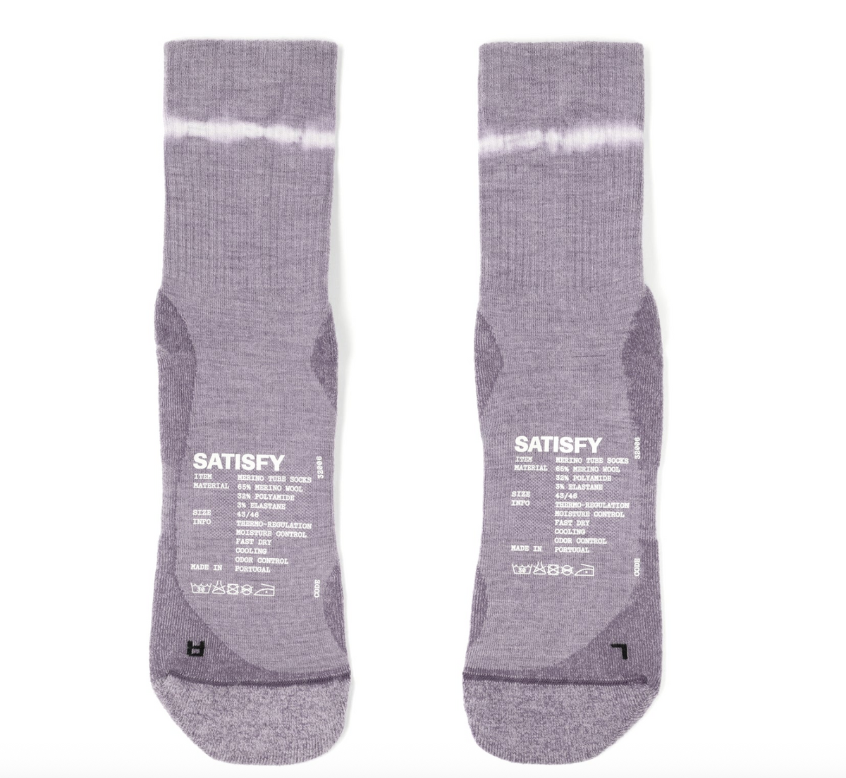 Satisfy Calcetines Merino Nylon Tube Socks - Dusk