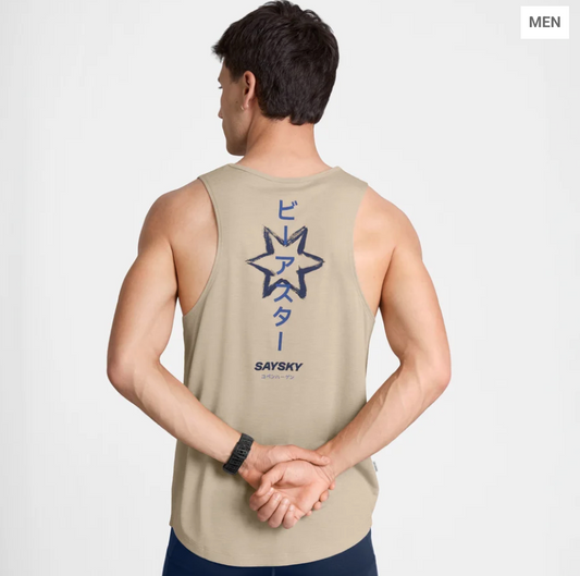 Saysky Camiseta Clean Combat Pro Singlet - Sand