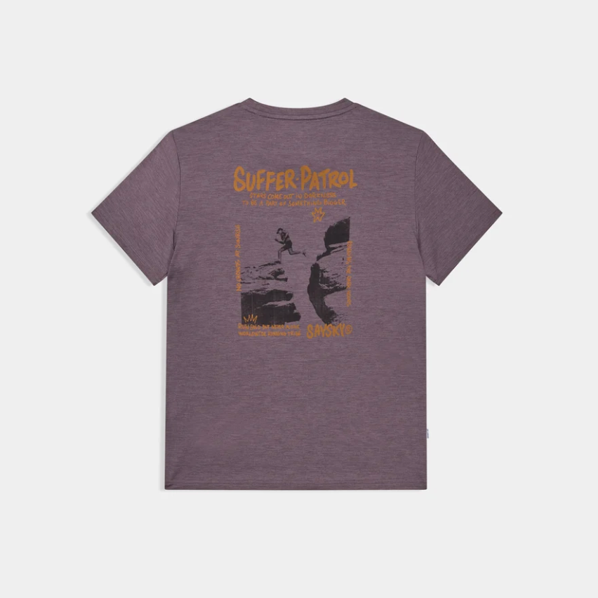 Saysky Camiseta Pace T-Shirt - Purpura