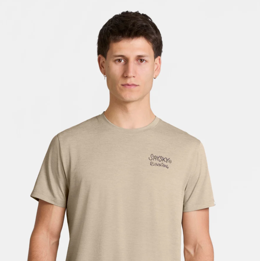 Saysky Camiseta Statement  Combat Pro T-shirt - Sand