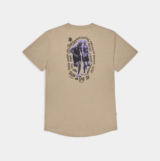Saysky Camiseta Statement  Combat Pro T-shirt - Sand