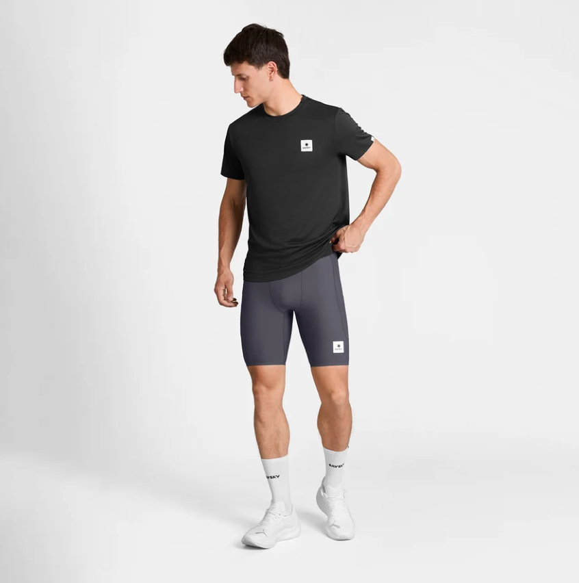 Saysky Shorts Combat+ Rib Tights 8” - Gris