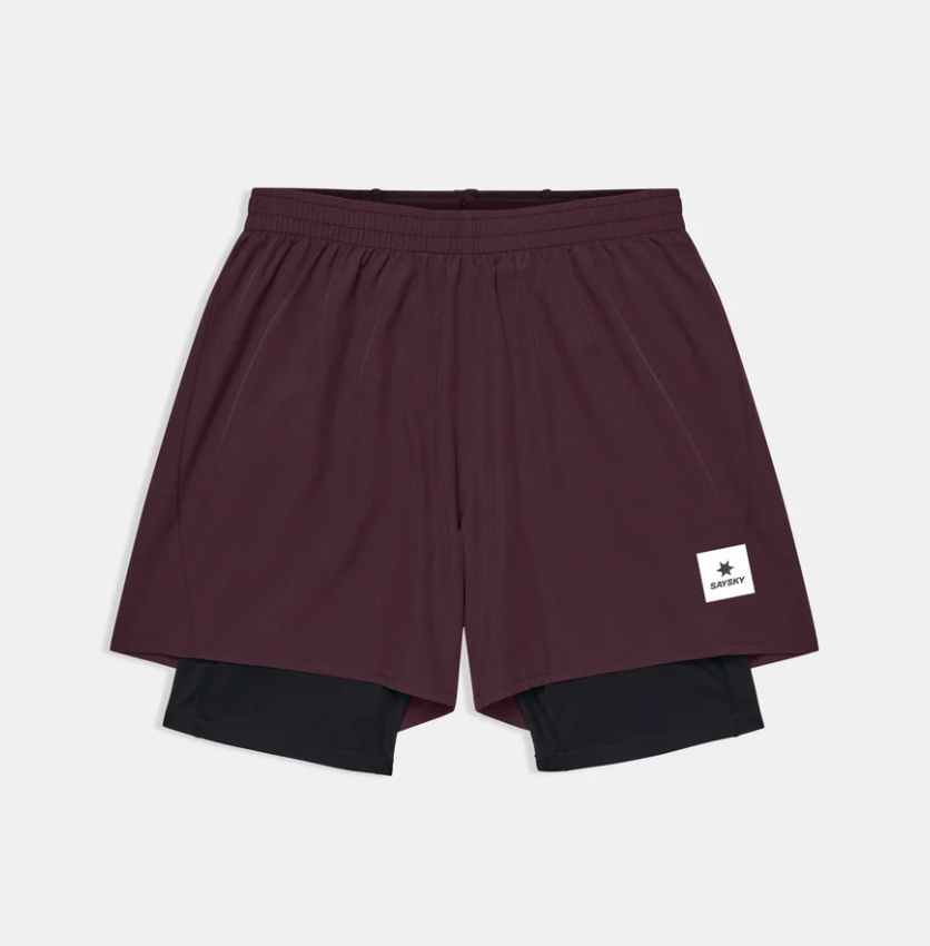 Saysky Shorts Pace 2 in 1 - 5” - Vino