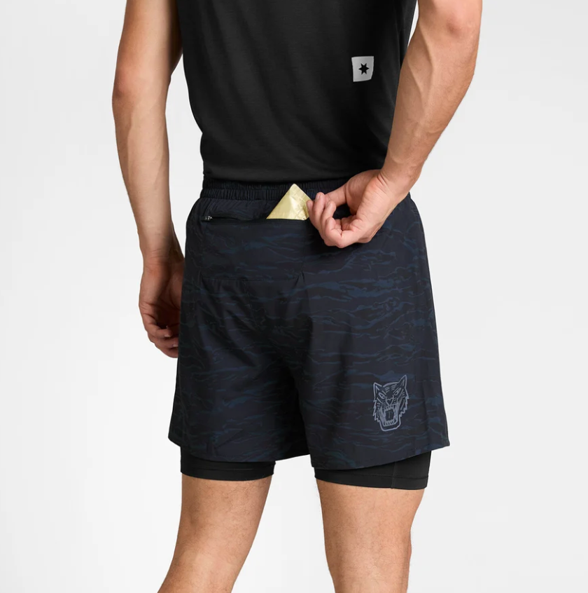 Saysky Shorts Tiger 2 in 1 Pace  5''