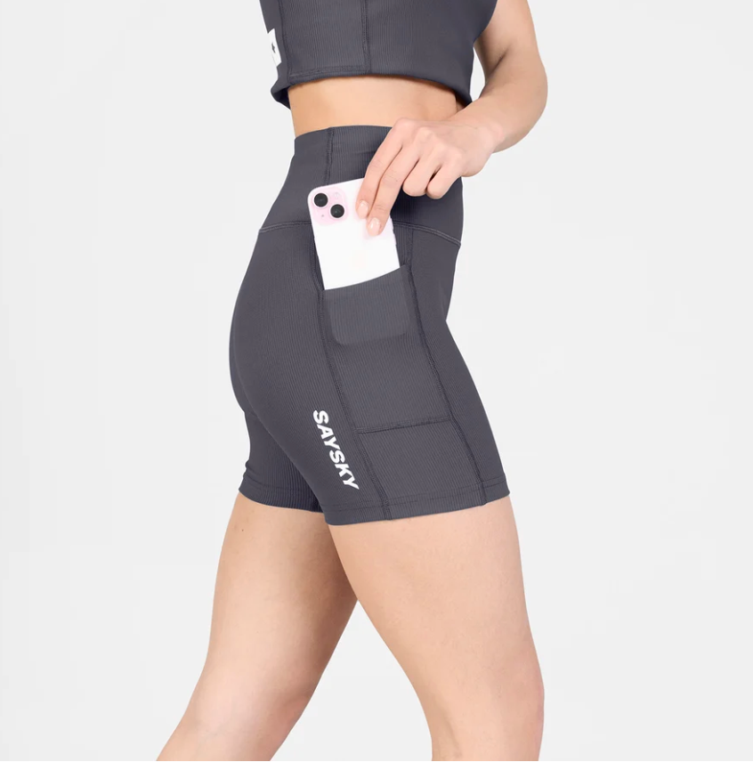 Saysky W Shorts Combat+ Rib Tights 4” - Gris