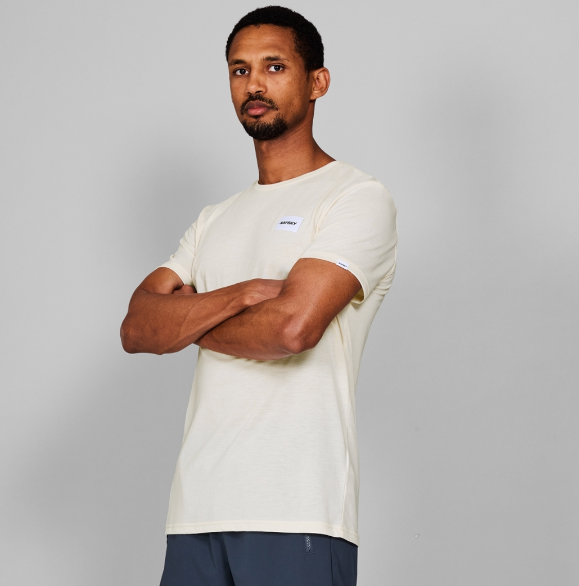 Saysky Clean Motion Camiseta Blanca - Odda running