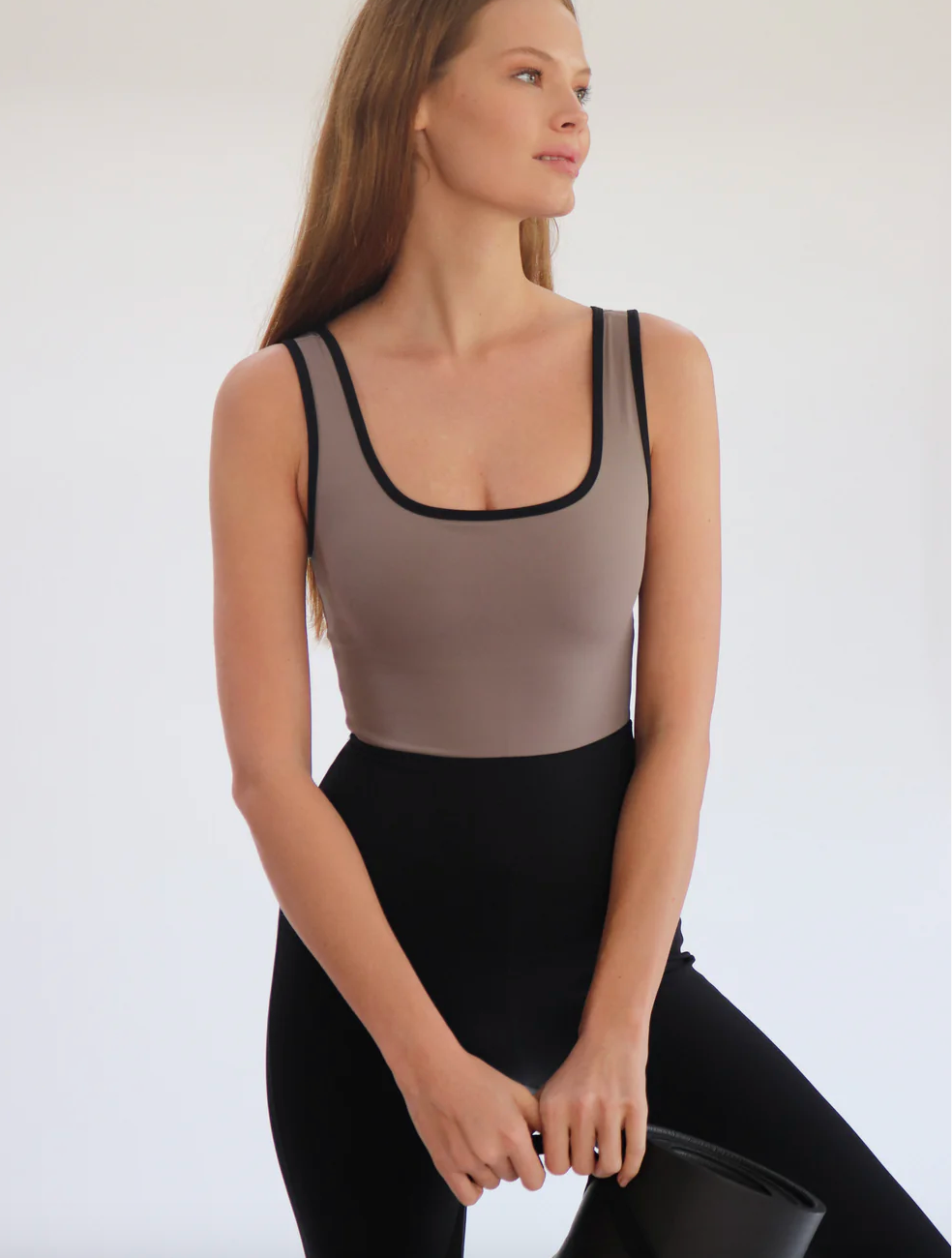 Be Toro W Grey Flare Bodysuit - Odda running