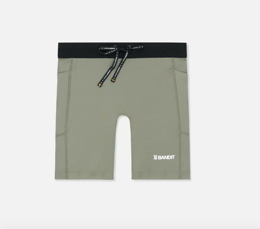 Bandit W Shorts Stamina™ 7" - Verde Fatigue - Odda running