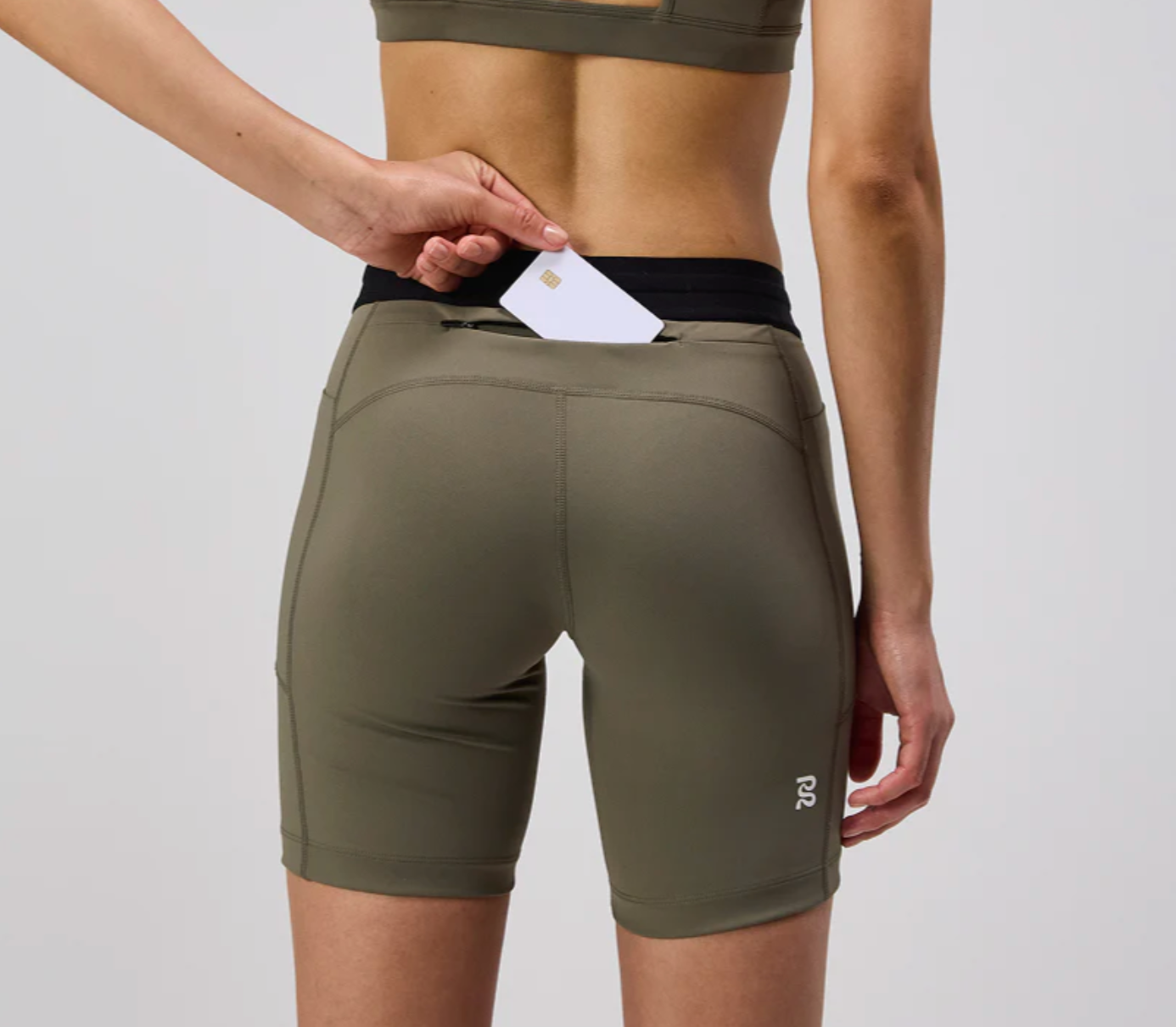 Bandit W Shorts Stamina™ 7" - Verde Fatigue - Odda running