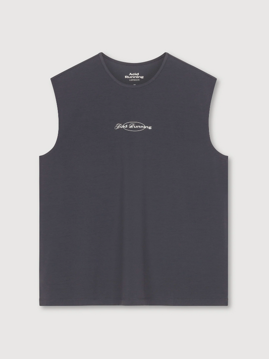 Acid Running Camiseta Worth It Tank - Gris - Odda running