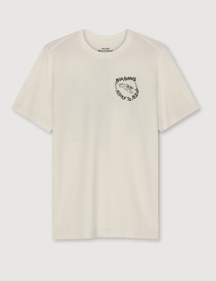 Acid Running Camiseta Albion - Hueso - Odda running