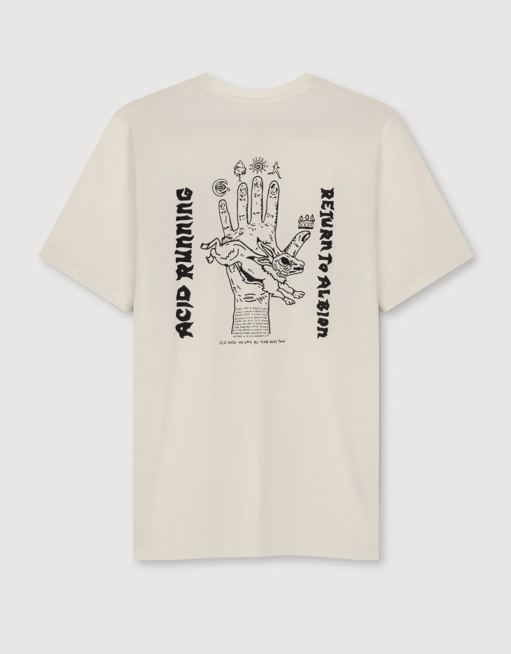Acid Running Camiseta Albion - Hueso - Odda running