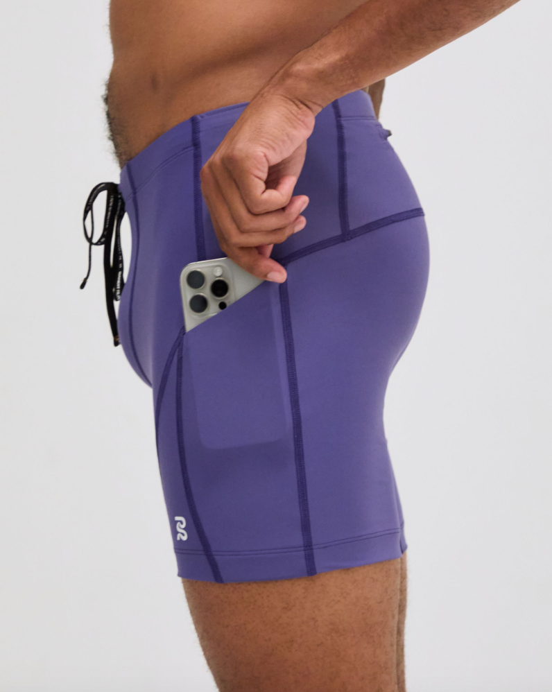 Bandit Shorts Superbeam 1/4 Tight - Morado Dusk - Odda running