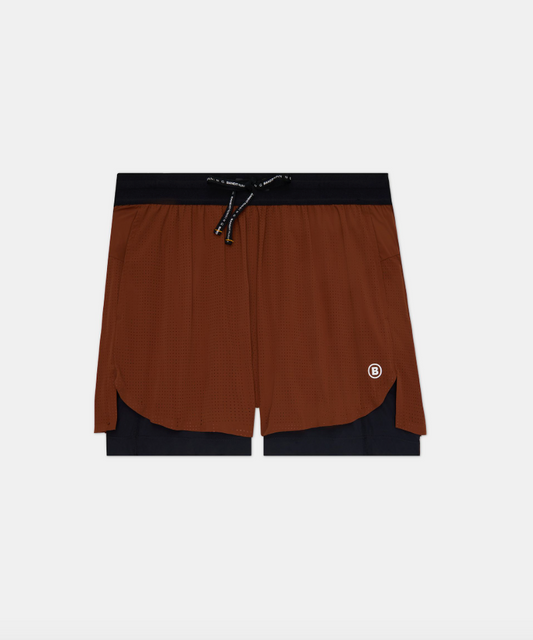 Bandit Short Vento™  2-in-1 - Café - Odda running