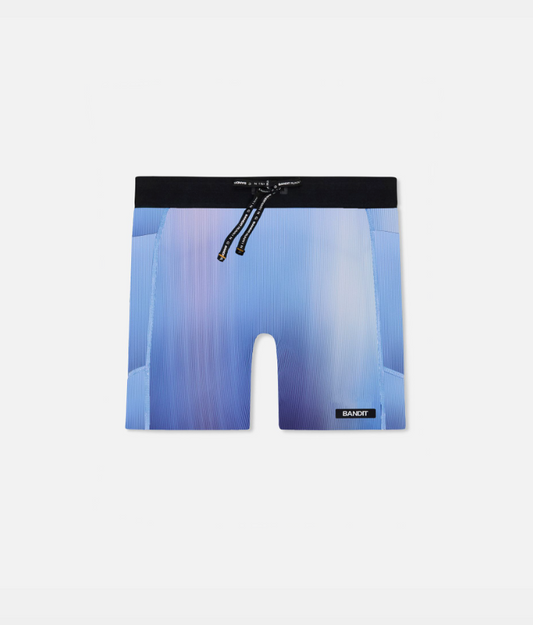Bandit W Shorts Cadence 5" - Azul Gradient - Odda running