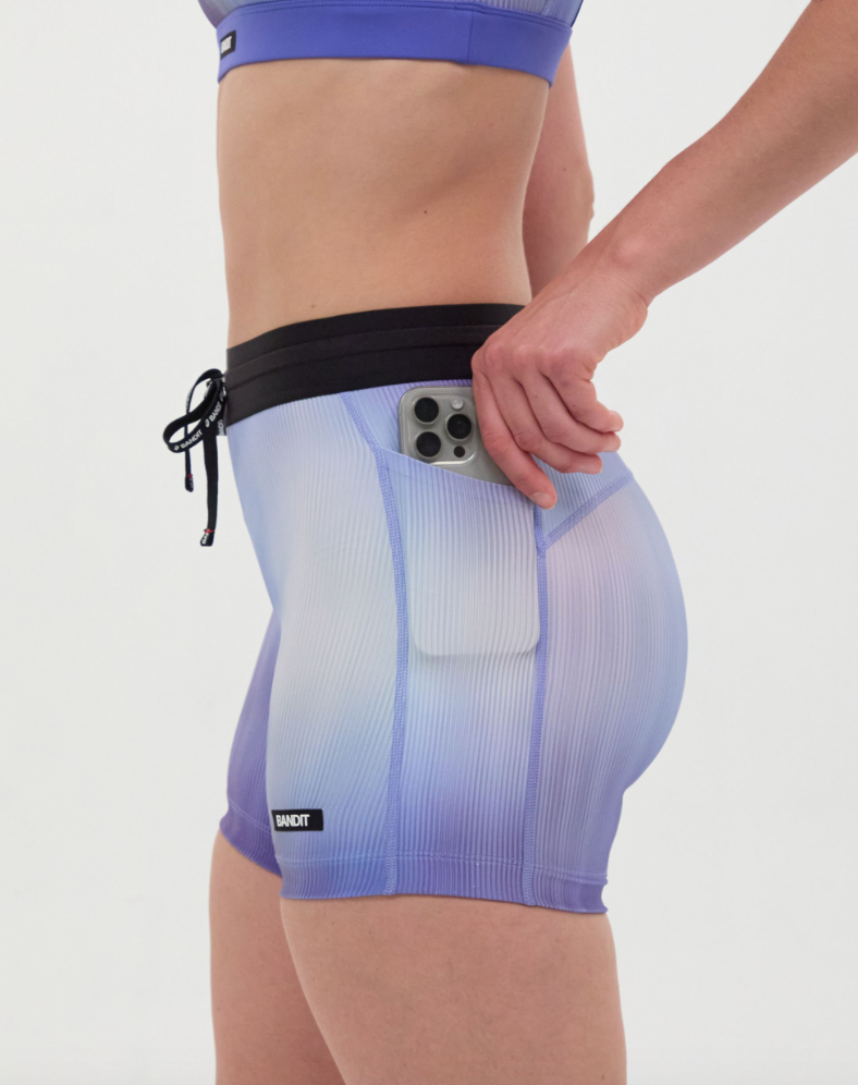 Bandit W Shorts Cadence 5" - Azul Gradient - Odda running