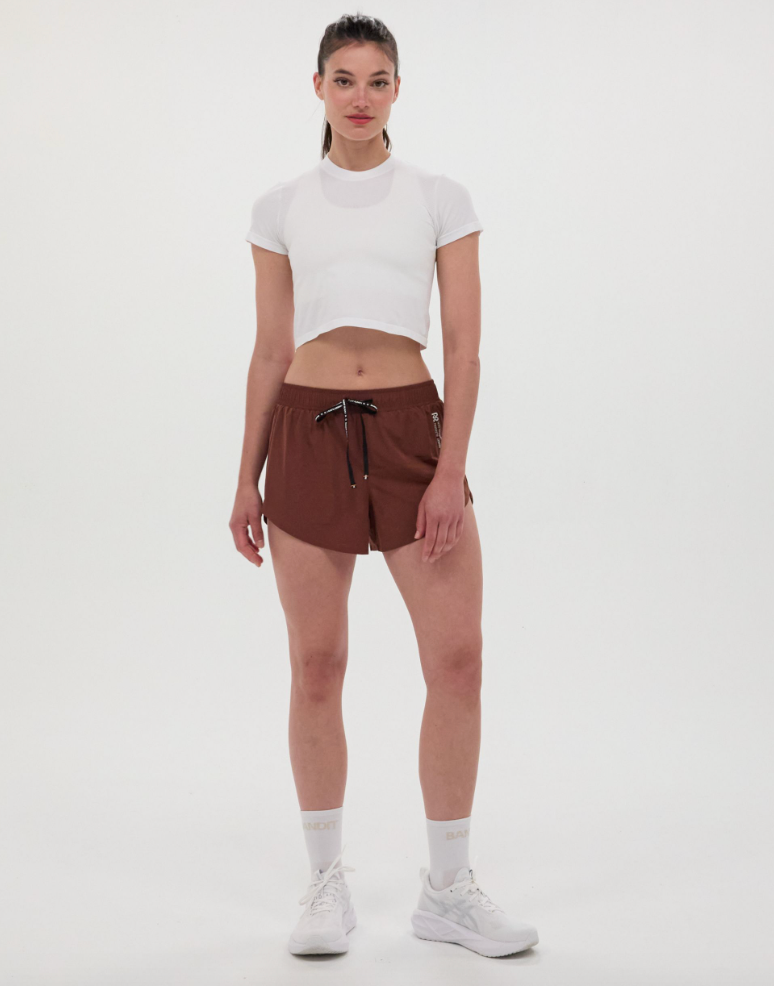 Bandit W Shorts Vento Women's 4" - Café