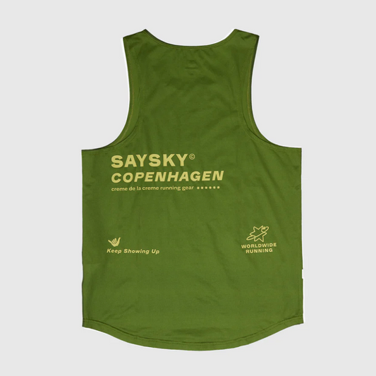 Saysky Camiseta Statement Combat Singlet - Verde