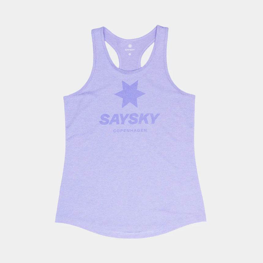 Saysky W Camiseta Logo Combat Singlet - Morado - Odda running