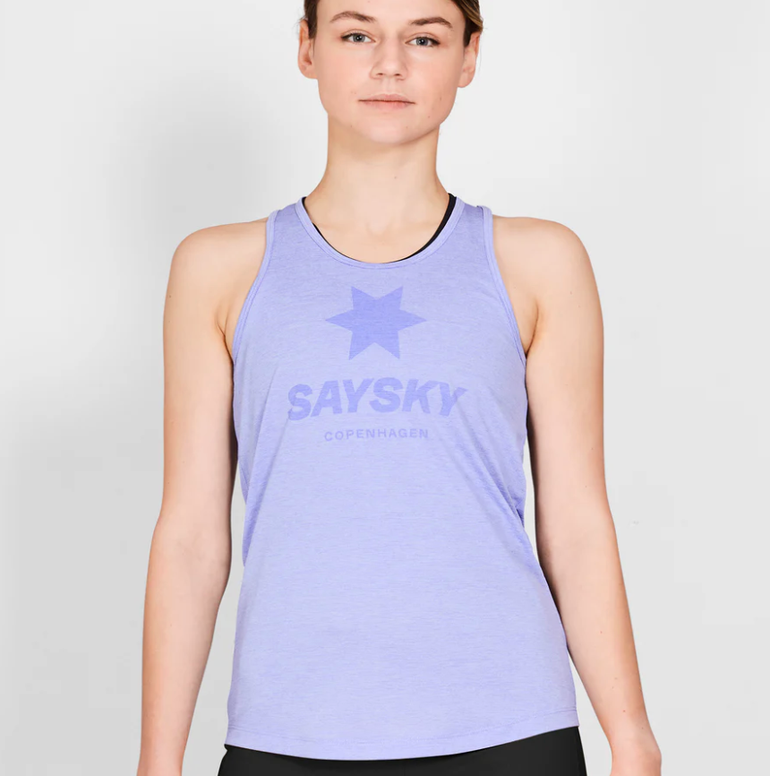 Saysky W Camiseta Logo Combat Singlet - Morado - Odda running